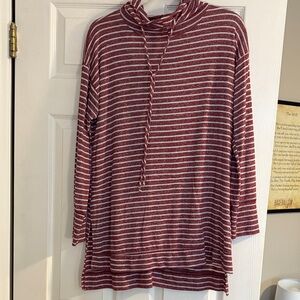 Striped Red and White Hoodie